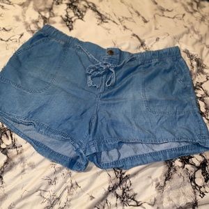 Merona paper bag style shorts